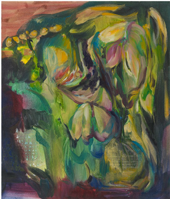 Waiting plant 70x60cm oil on canvas 2011